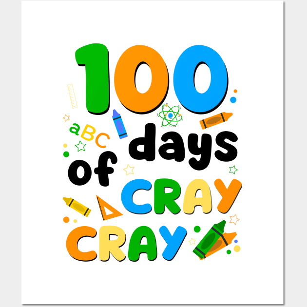 100 Days of Cray Pencils Cray Wall Art by JustBeSatisfied